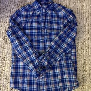 Vineyard Vines Blue Plaid Men's Shirt